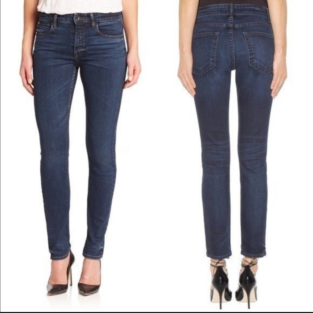 Helmut Lang Ankle Skinny Jeans Sz 25